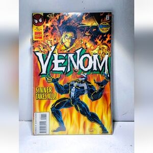 ​🔥 RARE Venom: Sinner Takes All #1 (1995) 🕷️ High Grade Marvel Key Issue!